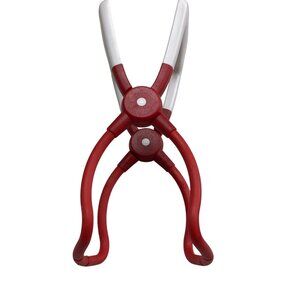 Farberware Canning  Jar Lifter Grip Red White Utensil Tool